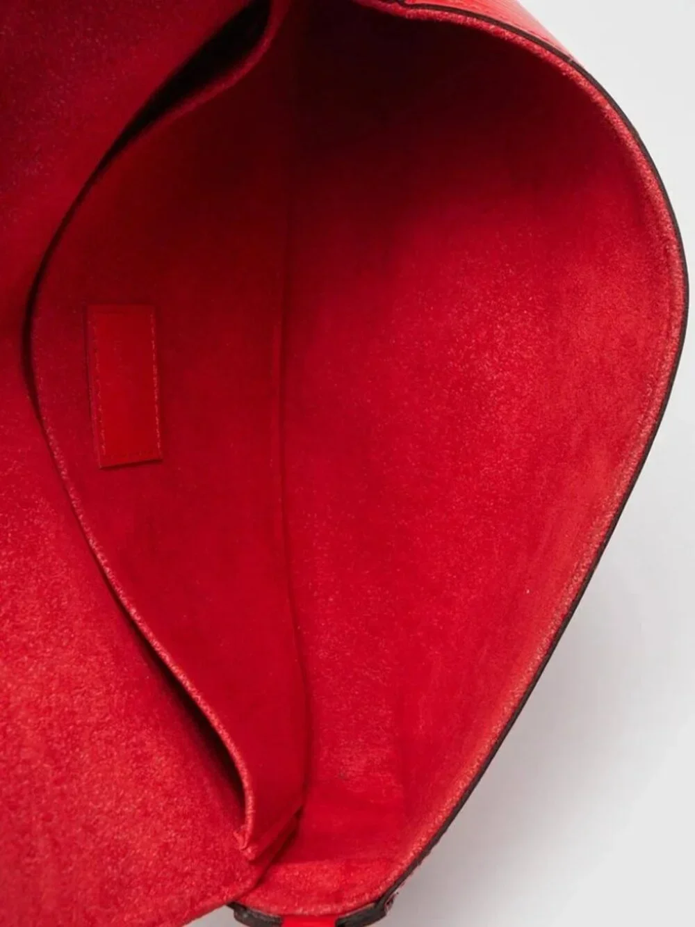 Louis Vuitton Red Epi Leather Felicie Pochette Bag